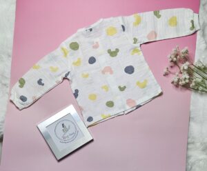 The Abstract Mickey Pastel Edition - Muslin Pyjama Set