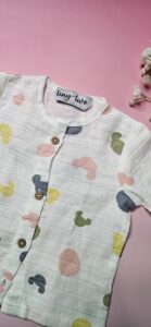 The Abstract Mickey Pastel Edition - Muslin Pyjama Set