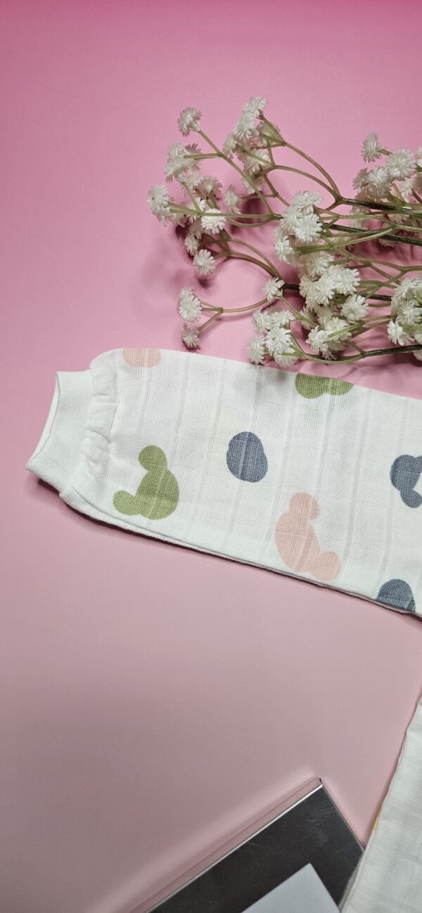 Premium Muslin Pyjama Set – "The Abstract Mickey Pastel"" Edition