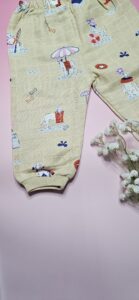Premium Muslin Pyjama Set – "Sand & Surf Dog" Edition