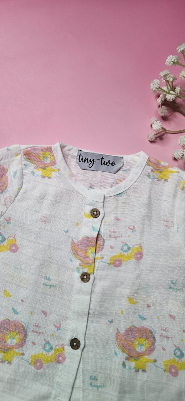 20251220_185653.jpg Premium Muslin Pyjama Set – "The Lion Amigo" Edition