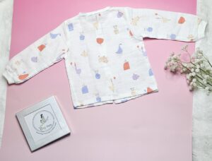 Premium Muslin Pyjama Set – "The garden song bird" Edition