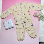 Premium Muslin Pyjama Set – "Sand & Surf Dog" Edition