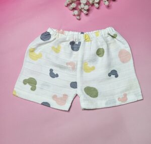 Premium Muslin Short Set – "Abstract Pastel" Edition