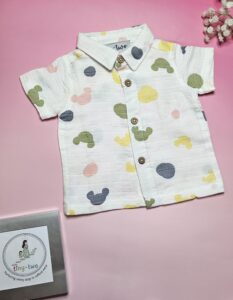 Premium Muslin Short Set – "Abstract Pastel" Edition