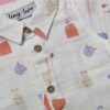 Premium Muslin Short Set – "Party Bird" Edition