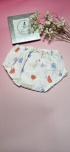 Premium Muslin Frock & Bloomers Set – "The Party Bird"