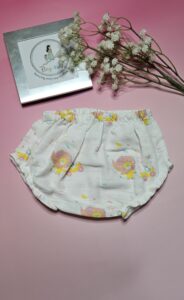 Premium Muslin Frock & Bloomers Set – "Hola Amigo Lion"