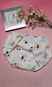 Premium Muslin Frock & Bloomers Set – "Country Windmill"