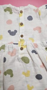 Premium Muslin Frock & Bloomers Set – "Abstract Pastel"