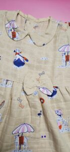 Beach Day Dog - Muslin Frock & Bloomers Set