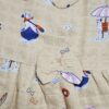 Beach Day Dog - Muslin Frock & Bloomers Set