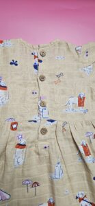 Beach Day Dog - Muslin Frock & Bloomers Set