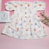 Premium Muslin Frock & Bloomers Set – "The Party Bird"