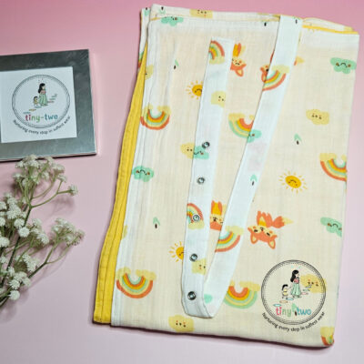 2-in-1 Premium Muslin Feeding Cover & Nursing Wrap