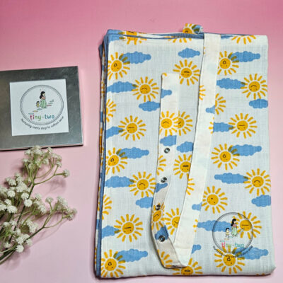 2-in-1 Premium Muslin Feeding Cover & Nursing Wrap