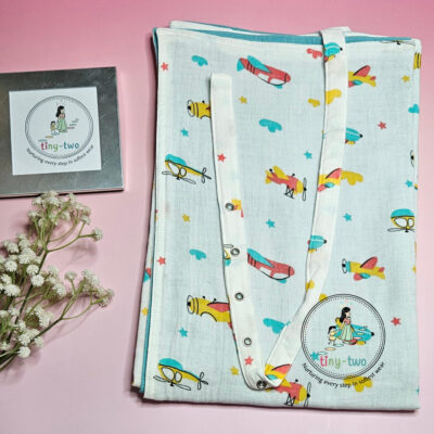 2-in-1 Premium Muslin Feeding Cover & Nursing Wrap