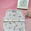Pure Muslin Sleeveless Jabla (3-6) 2