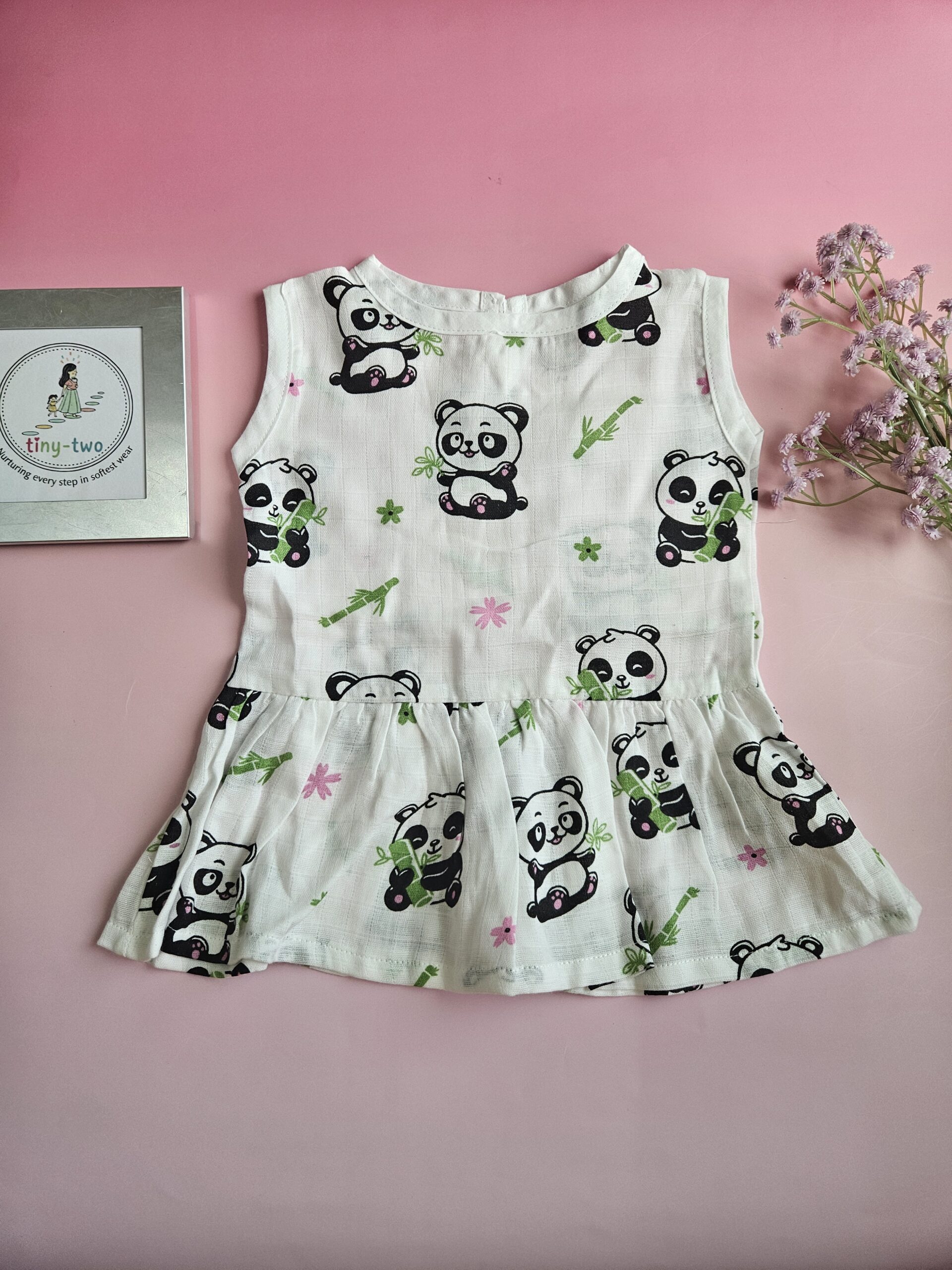 Muslin Baby Frock (3–6 Months) - Aero 4