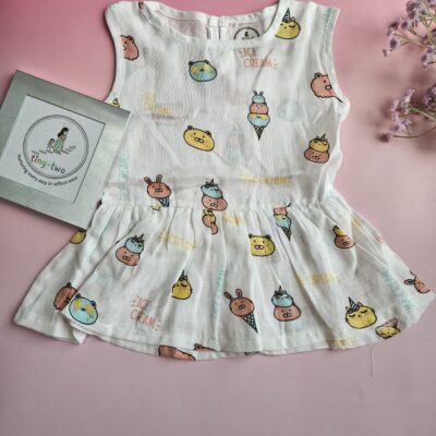 Muslin Baby Frock (3–6 Months) - Aero 4