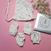 Pure Muslin Newborn Essentials Set (Cap, Mittens & Booties)