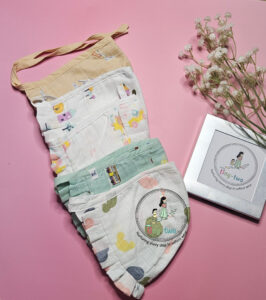 Premium Muslin Bonnet Cap