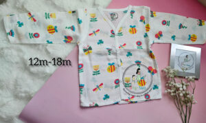 Flutter-Bee:Pure Comfort for Growing Explorers: The Muslin Long-Sleeve Pyjama Set