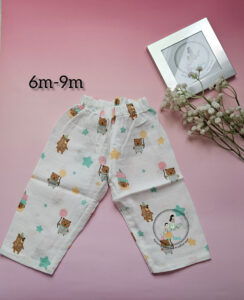 Bear & Balloon Organic Muslin Pyjama Set