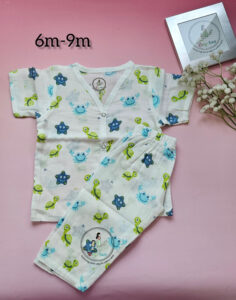Ocean Friends Organic Muslin Pyjama Set
