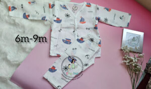 Little Sailor Organic Muslin Full-Length Pyjama Set