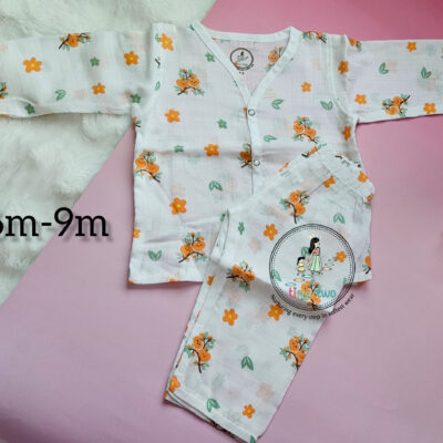 Orange Blossom Organic Muslin Pyjama Set