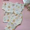 "Orange Blossom":Pure Comfort for Growing Explorers: The Muslin Long-Sleeve Pyjama Set