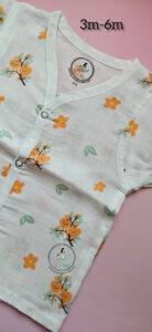 "Orange Blossom":Pure Comfort for Growing Explorers: The Muslin Long-Sleeve Pyjama Set