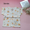 "Orange Blossom":Pure Comfort for Growing Explorers: The Muslin Long-Sleeve Pyjama Set