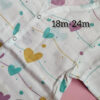 Heart Strings Organic Muslin Full-Length Pyjama Set