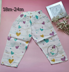 Heart Strings Organic Muslin Full-Length Pyjama Set