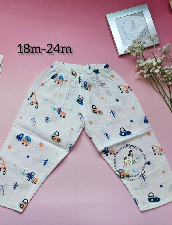 Little Builder Organic Muslin Full-Length Pyjama Set