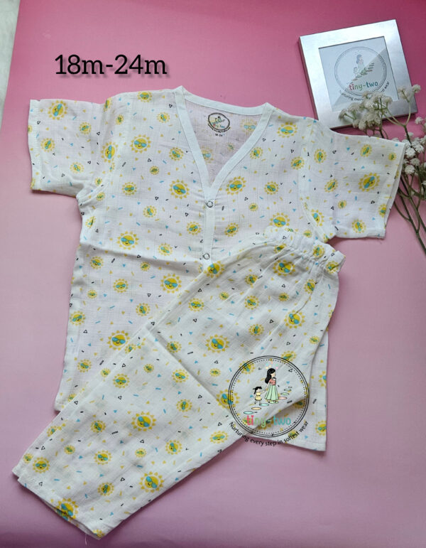 Sunny Side Organic Muslin Pyjama Set