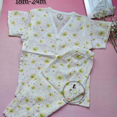 Sunny Side Organic Muslin Pyjama Set