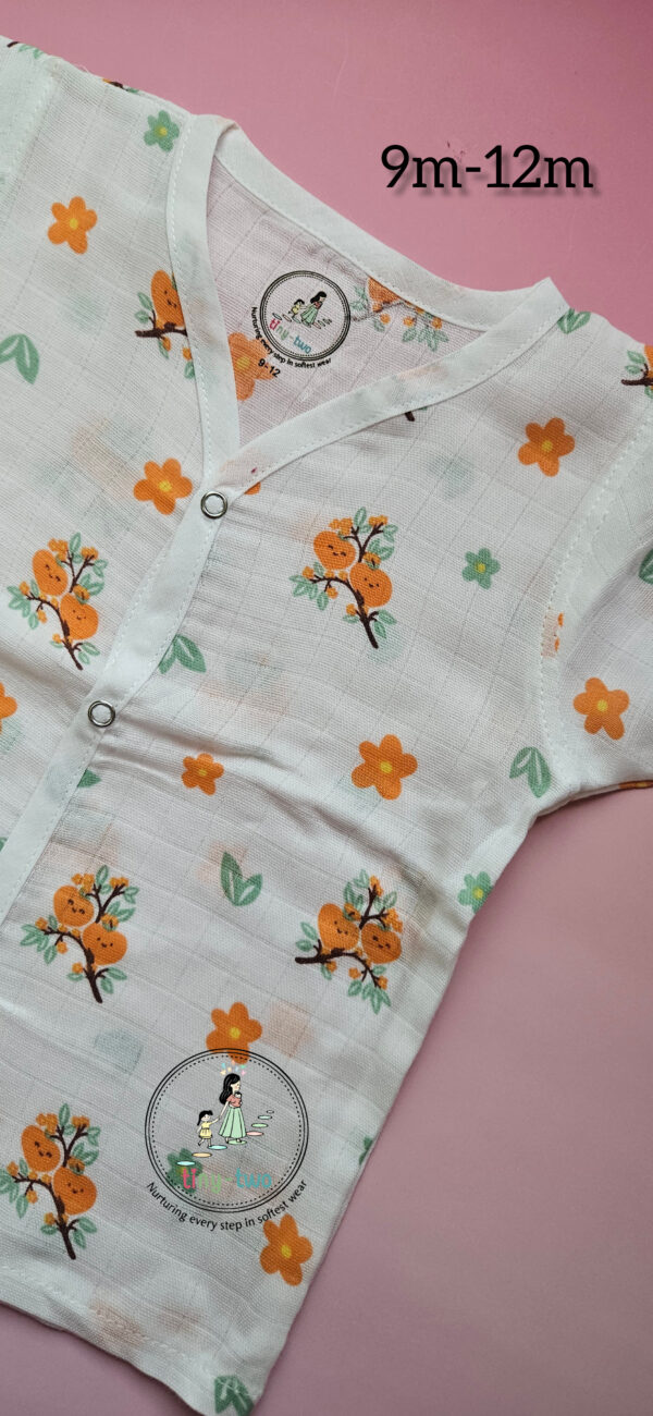 Orange Blossom Organic Muslin Pyjama Set