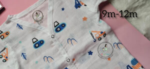 Little Builder Organic Muslin Full-Length Pyjama Set