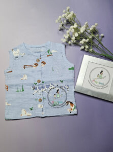 Pure Muslin Sleeveless Jabla 2