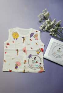 Pure Muslin Sleeveless Jabla 4