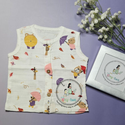 Pure Muslin Sleeveless Jabla 4