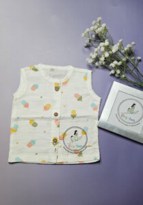 Pure Muslin Sleeveless Jabla 5