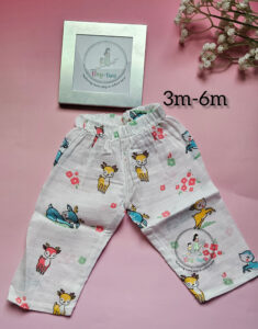 Tiny Deer Organic Muslin Full-Length Pyjama Set