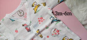 Tiny Deer Organic Muslin Full-Length Pyjama Set