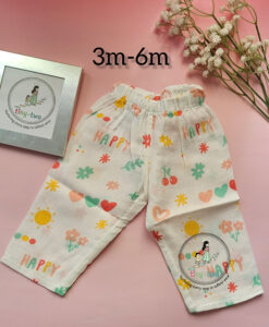 Starry Heart Organic Muslin Full-Length Pyjama Set