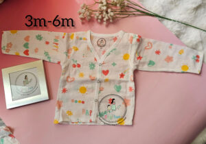 Starry Heart Organic Muslin Full-Length Pyjama Set