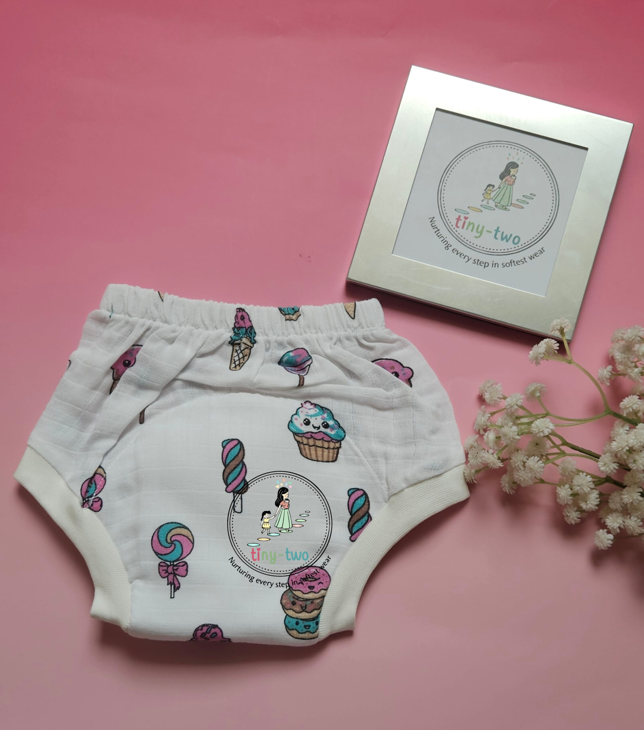 Soft Muslin Padded Training Undies